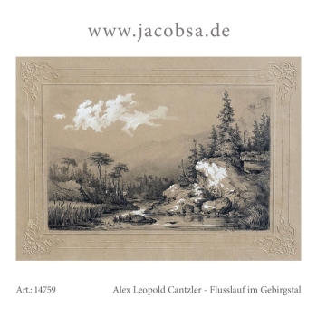 Alex Leopold Cantzler, river in mountain valley