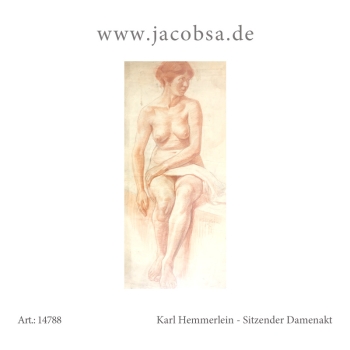Karl Hemmerlein, Seated nude women