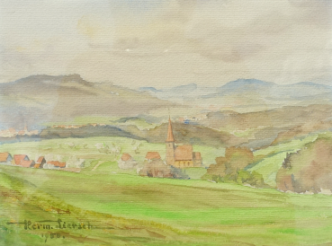 Hermann Liersch, Beerbach seen from Tauchersreuth