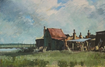 Michael S. Coates, Old Sheds at Brancaster