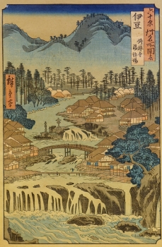 Japanischer Künstler, Farbholzschnitt nach Utagawa Hiroshige