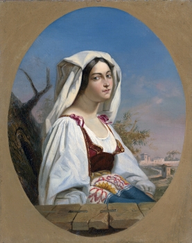 F. August Zeuschner, Mädchen aus Albano