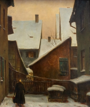 Georg Ort, Ansicht einer Nürnberger Gasse