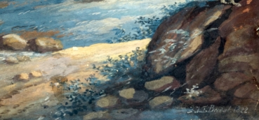 Johan Fredrik von Breda, Mönch am Flussufer