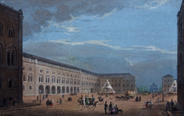 Conrad Geyer, View of the Ludwig-Maximilian-University, Munich