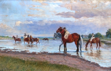 Hermann Reisz, Horsemen in the Puszta