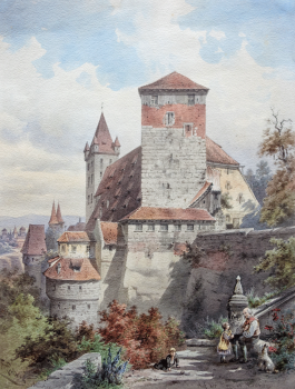 Friedrich Perlberg, At the castle in Nuremberg