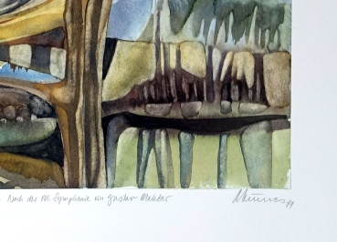 Unbekannt, expressive Landschaft