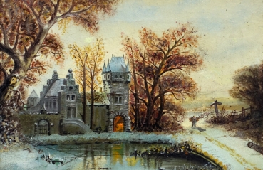 Unknown, castle on the lake