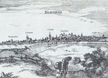 Petrus Bertius, Blick auf Nürnberg im Jahre 1616