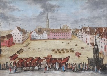 Unbekannt, Hochwasser in Nürnberg 1784