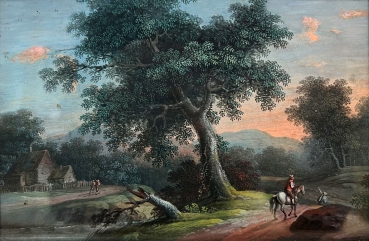 Johann Christian Dietzsch, Horseman in Landscape