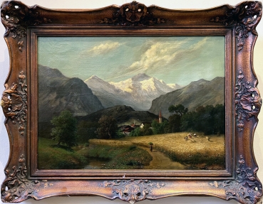 Carl Kricheldorf, Harvest in a Mountain Village
