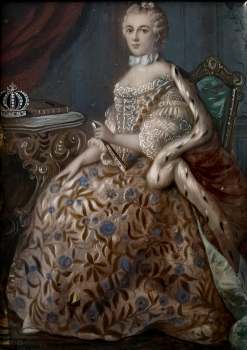 V. H., Portrait Maria Leszczyńska - Königin von Frankreich