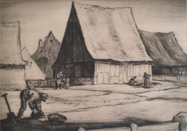 Hans Oertle, Fränkische Bauernhäuser