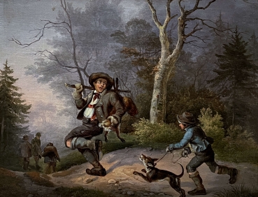 Biedermeier painter, The hunted Hunter