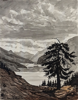 Emil Scheidig, At the Silvaplaner and Silser Lake