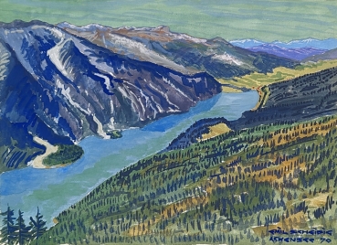Emil Scheidig, Lake Achen from Klobenjoch