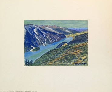 Emil Scheidig, Lake Achen from Klobenjoch