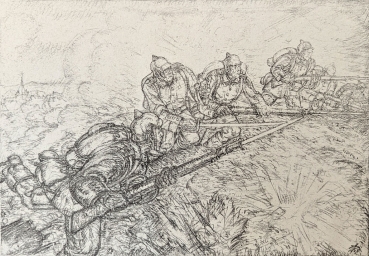 Andreas Gering, Kämpfende Soldaten
