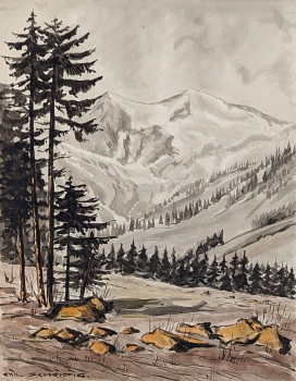 Emil Scheidig, Fuschertal bei Ferleiten