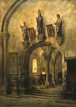 Paul Graeb, Interior View of the St. Egidien Church in Nuremberg