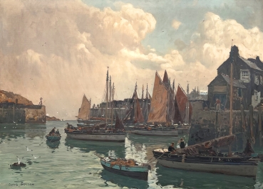Claus Bergen, Hafenszene
