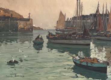 Claus Bergen, Hafenszene