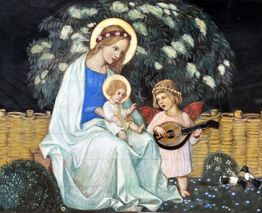 Rudolf Schiestl, Mary with Child