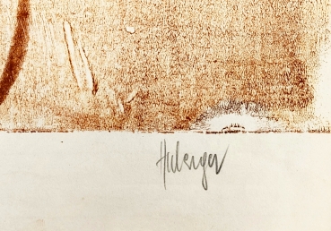 Tugomir Huberger, Frauenakt in rot