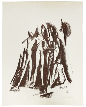 Preview: Tugomir Huberger, Five Female Nudes print