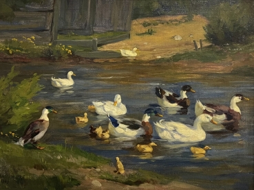 Hans Maulwurf, Enten im Teich