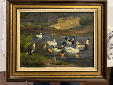 Hans Maulwurf, Enten im Teich