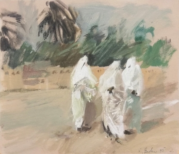 Becker Roland, in Morocco, three women on the road