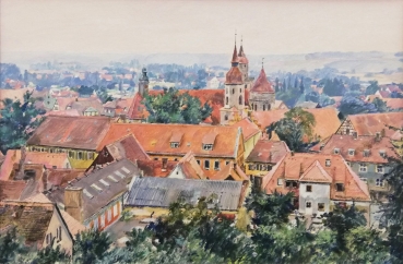 Becker Roland, View over Feuchtwangen