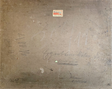 Preview: Unknown, peasants linger in the hilly landscape