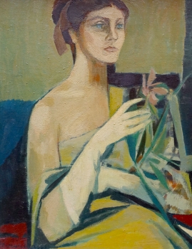Hans Wiedemann, Damenportrait - Ursula Benker-Schirmer