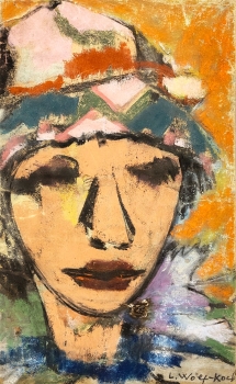 Lotte Wolf-Koch, Woman with Hat
