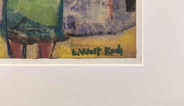 Lotte Wolf-Koch, Zwei sitzende Mädchen