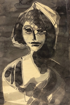 Lotte Wolf-Koch, Woman Portrait