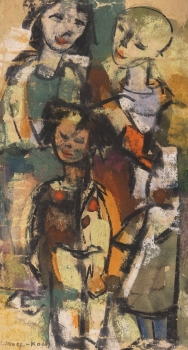 Lotte Wolf-Koch, Three Girls Portrait