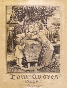 Schiestl Rudolf, Exlibris Toni Andres