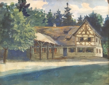 Rudolf Schiestl, Guesthouse on the Moritzberg