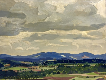 Karl Seubert, Landschaft im Blauen Land