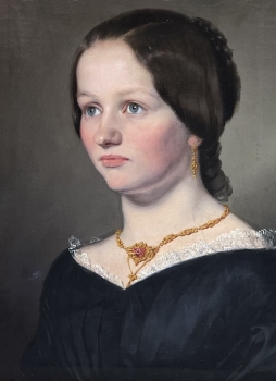 Biedermeier Mädchen Portrait um 1820