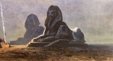 Friedrich Perlberg, Mondnacht in der Wüste