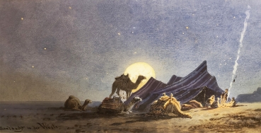 Friedrich Perlberg, Mondnacht in der Wüste