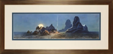 Friedrich Perlberg, Mondnacht in der Wüste