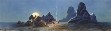 Friedrich Perlberg, Mondnacht in der Wüste