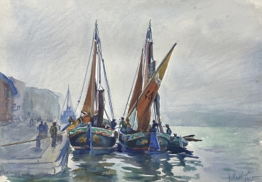 Karl Seubert, Die Segelboote von Vendig 1925